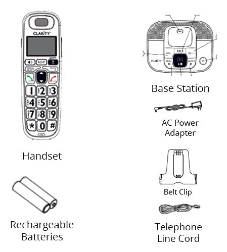 Amplified Low Vision Cordless Phone with CID Display H4777