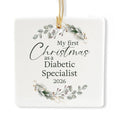 Ceramic 3-inch Square-Shaped Ornament J95341