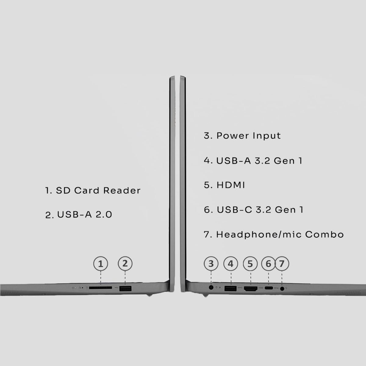 15.6" FHD Touchscreen Laptop, Intel Core i3, 8GB RAM, 256GB SSD, Grey M8035
