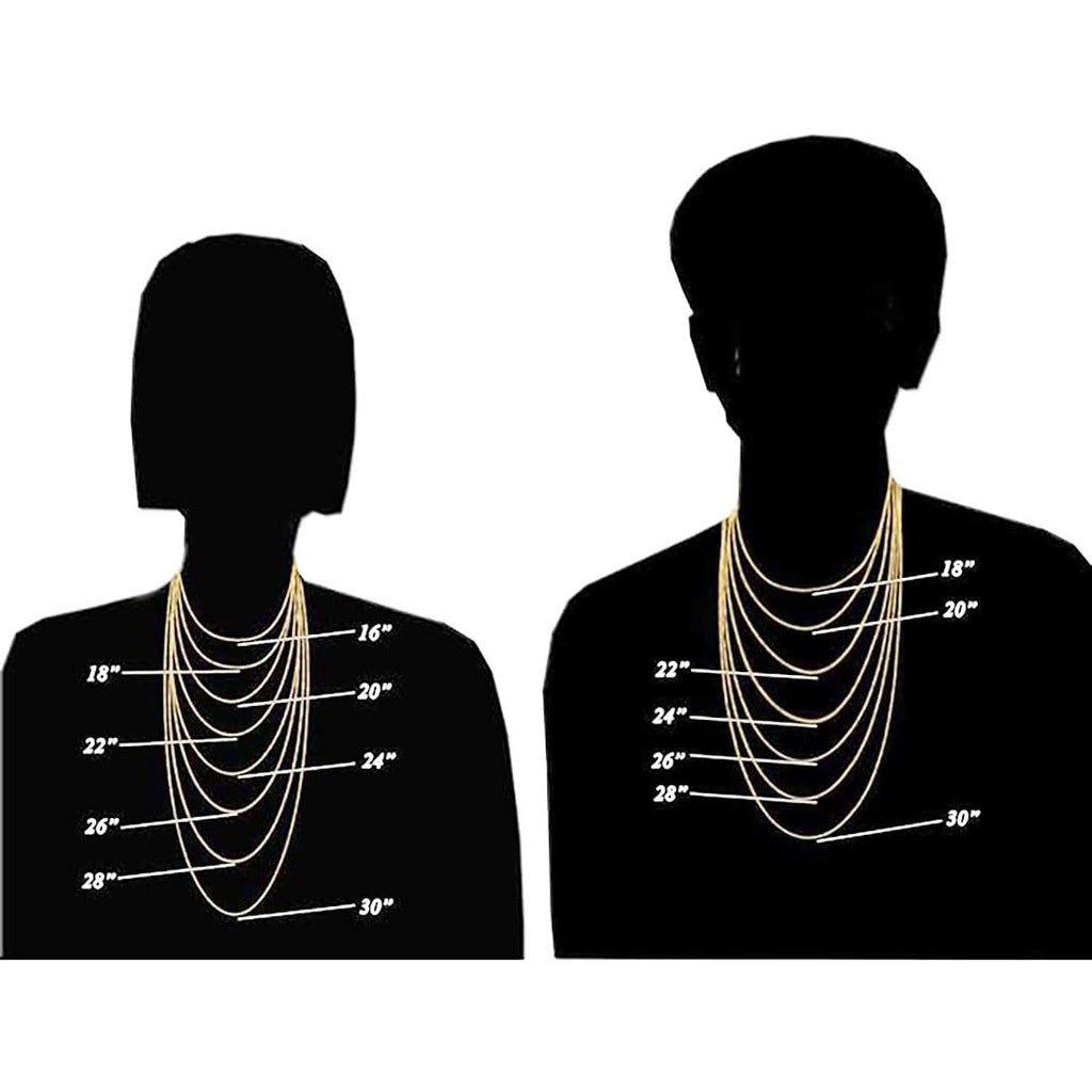 14k Gold Box Chain Necklace with Lobster Claw Clasp O445