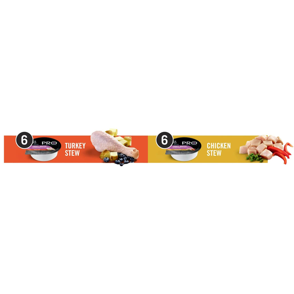 Turkey Stew & Chicken Stew Grain-Free Wet Dog Food 3.5 oz Cups D7203