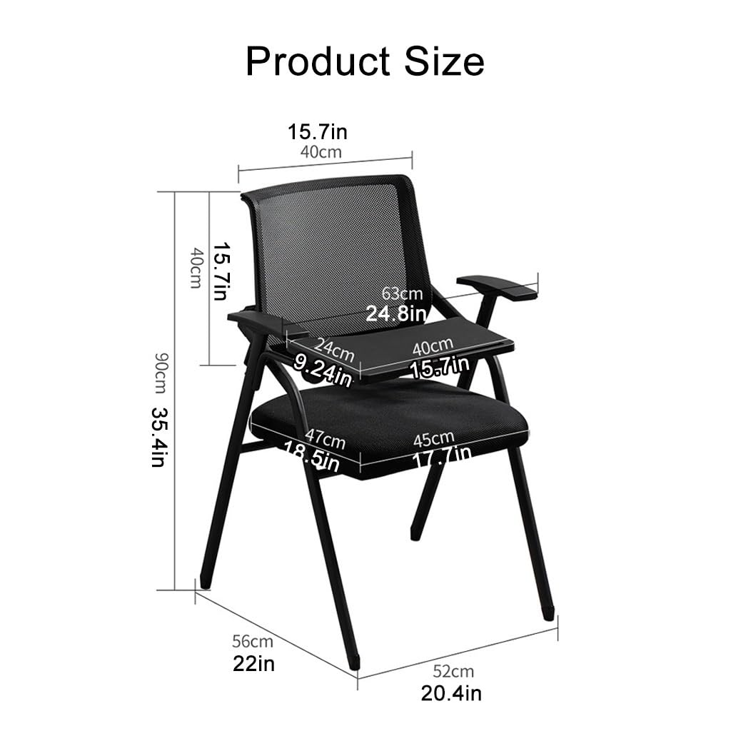 Mesh Office Chair with Lumbar Support and Desk I506576