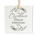 Ceramic 3-inch Square-Shaped Ornament K627