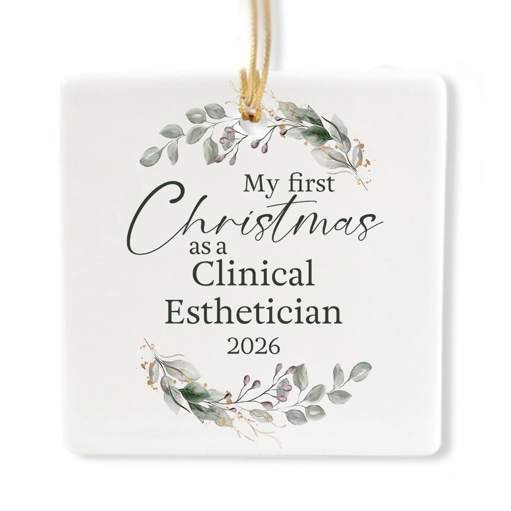 Ceramic 3-inch Square-Shaped Ornament K627