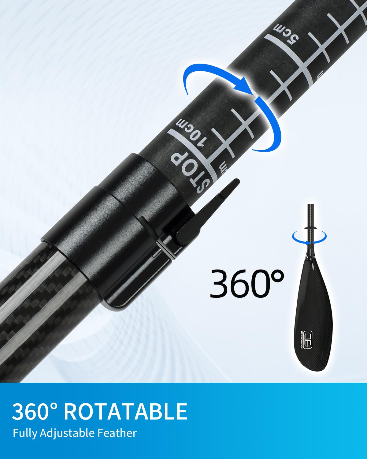 Lightweight Full Carbon Fiber Kayak Paddle S524