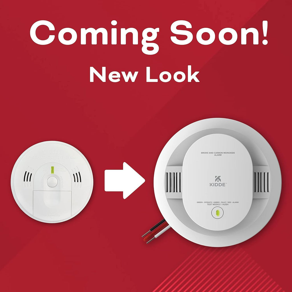 Hardwired Smoke & Carbon Monoxide Detector with Battery Backup, Pack of 2 S1962