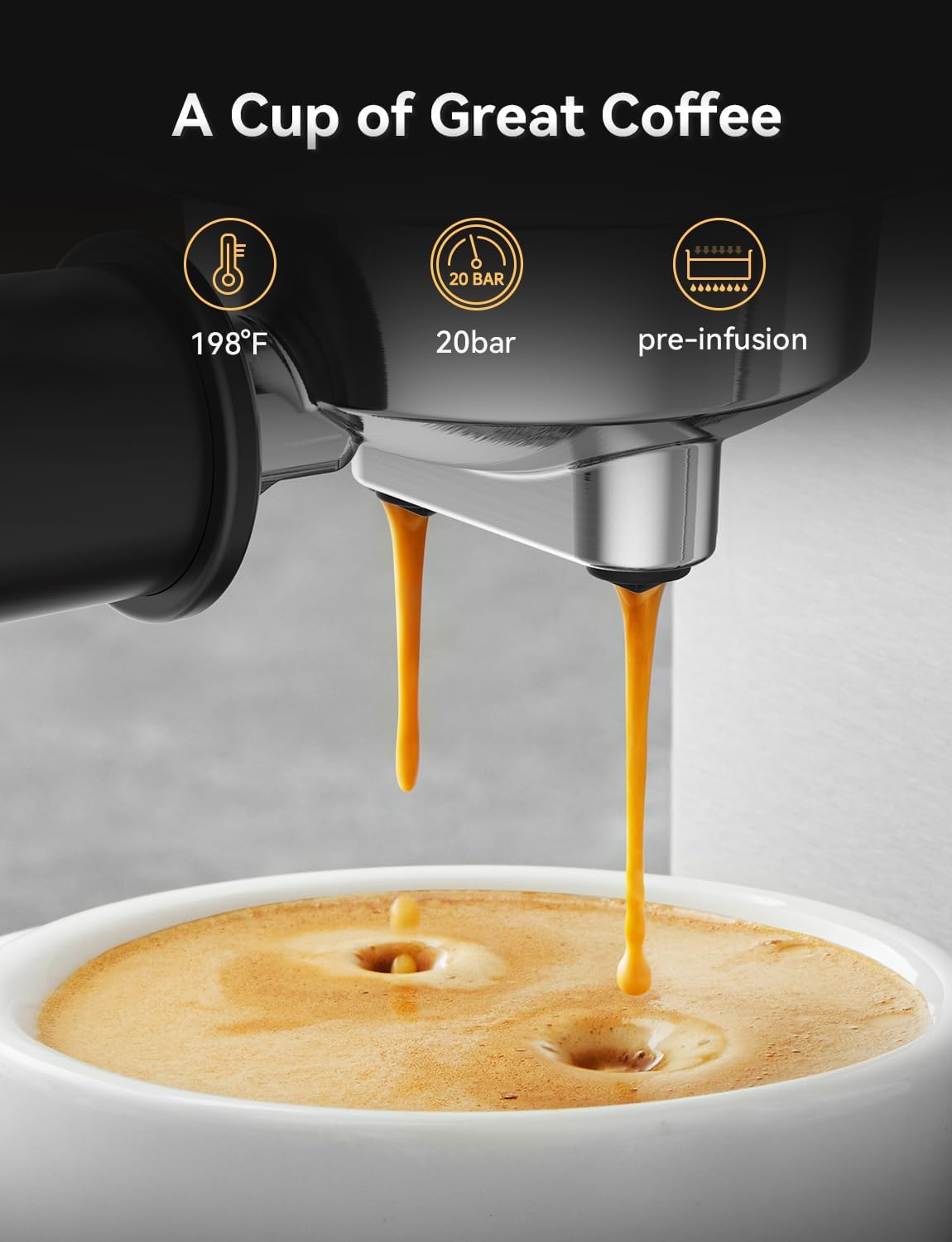 20 Bar Espresso Coffee Machine M9053