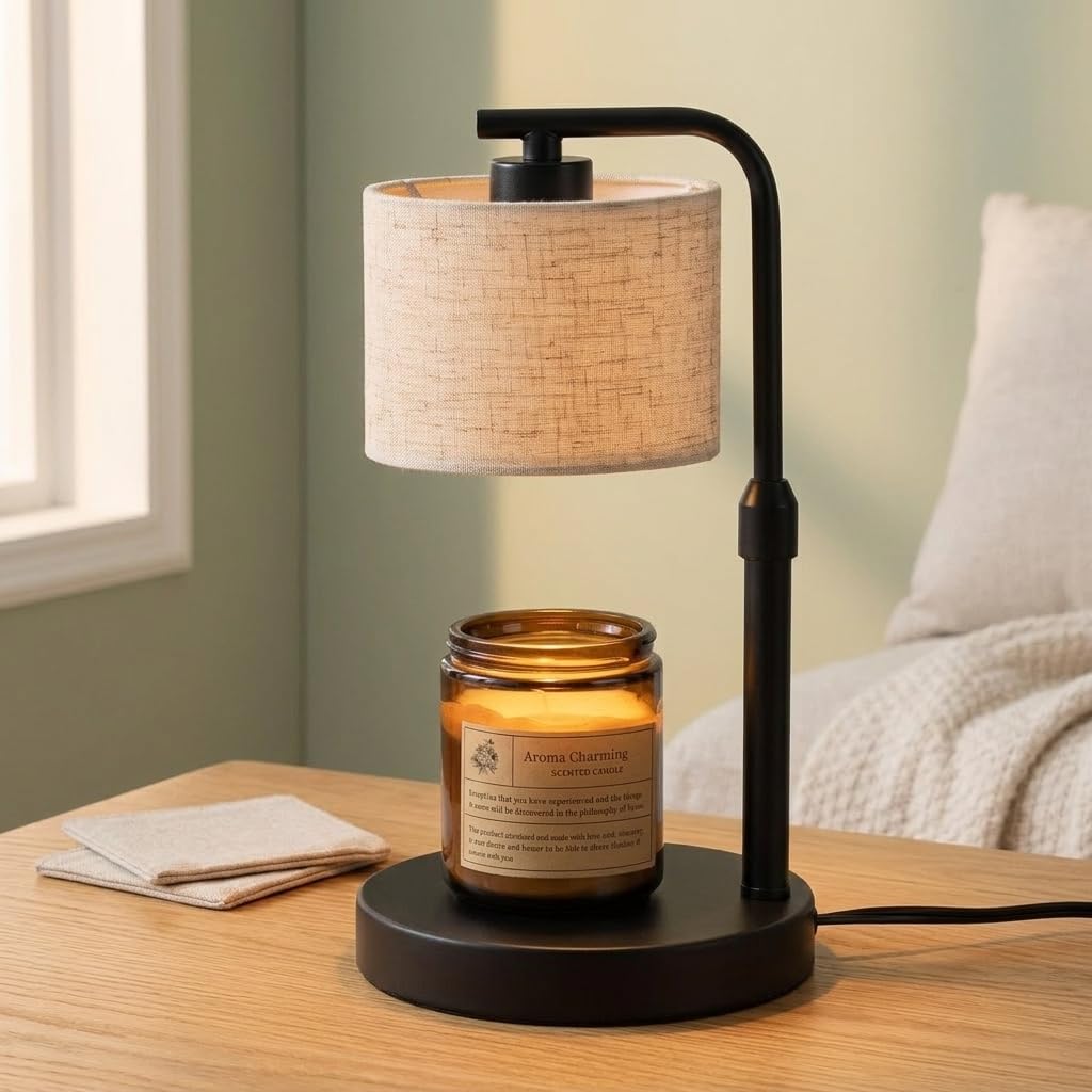 Beige Dimmable Candle Warmer Lamp K538017