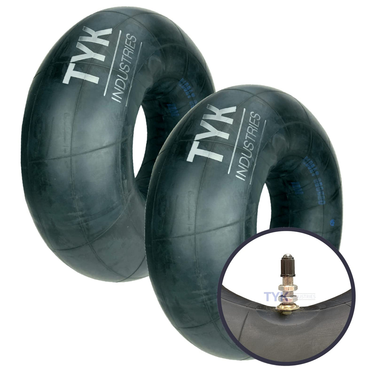 19x7-8, 20x7-8 Inner Tube with Metal TR6 Valve Stem G124