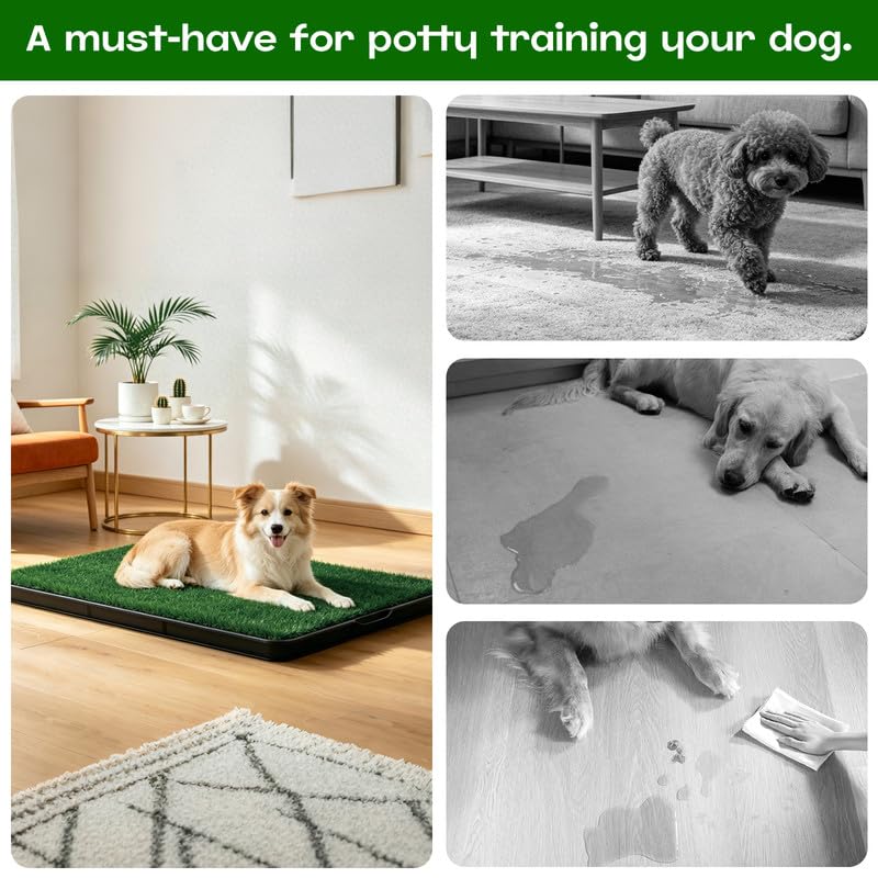20x25 Inch Dog Grass Pad with Tray U63845