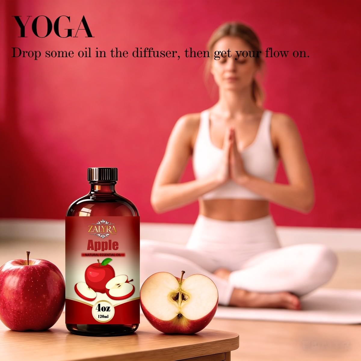 Apple&Lavender Essential Oil 4 Fl Oz+0.33 Fl Oz L5302