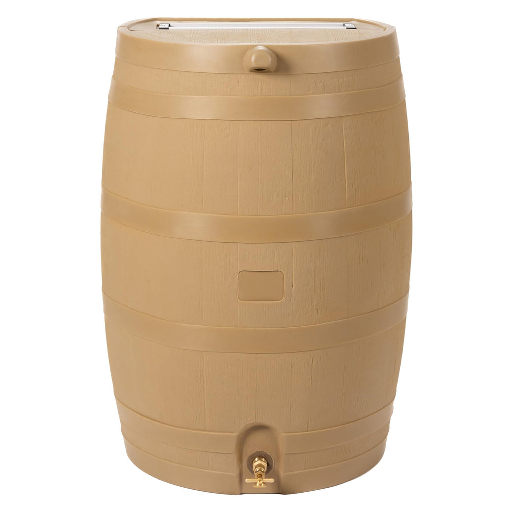 50-Gallon Rain Water Collection Barrel with Brass Spigot Q25055