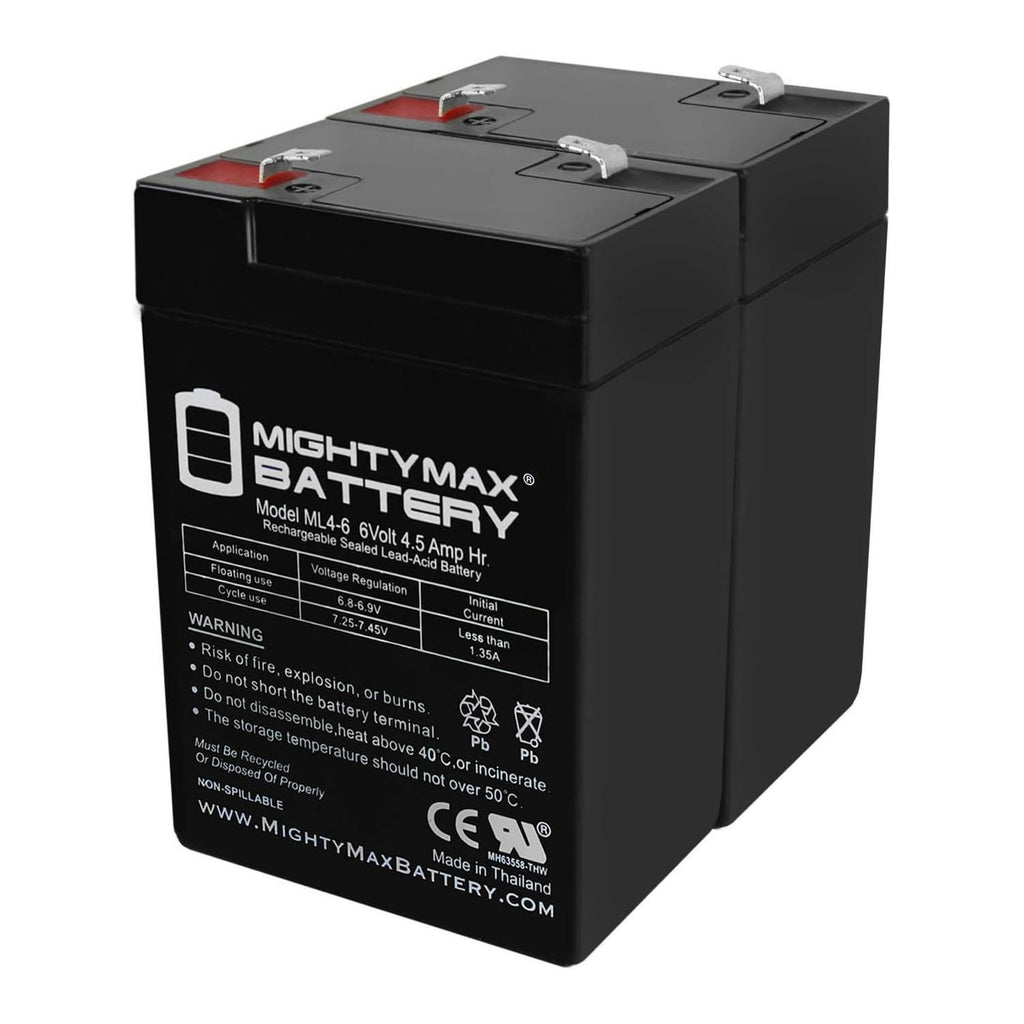 6V 4.5AH SLA Battery 2 Pack B777
