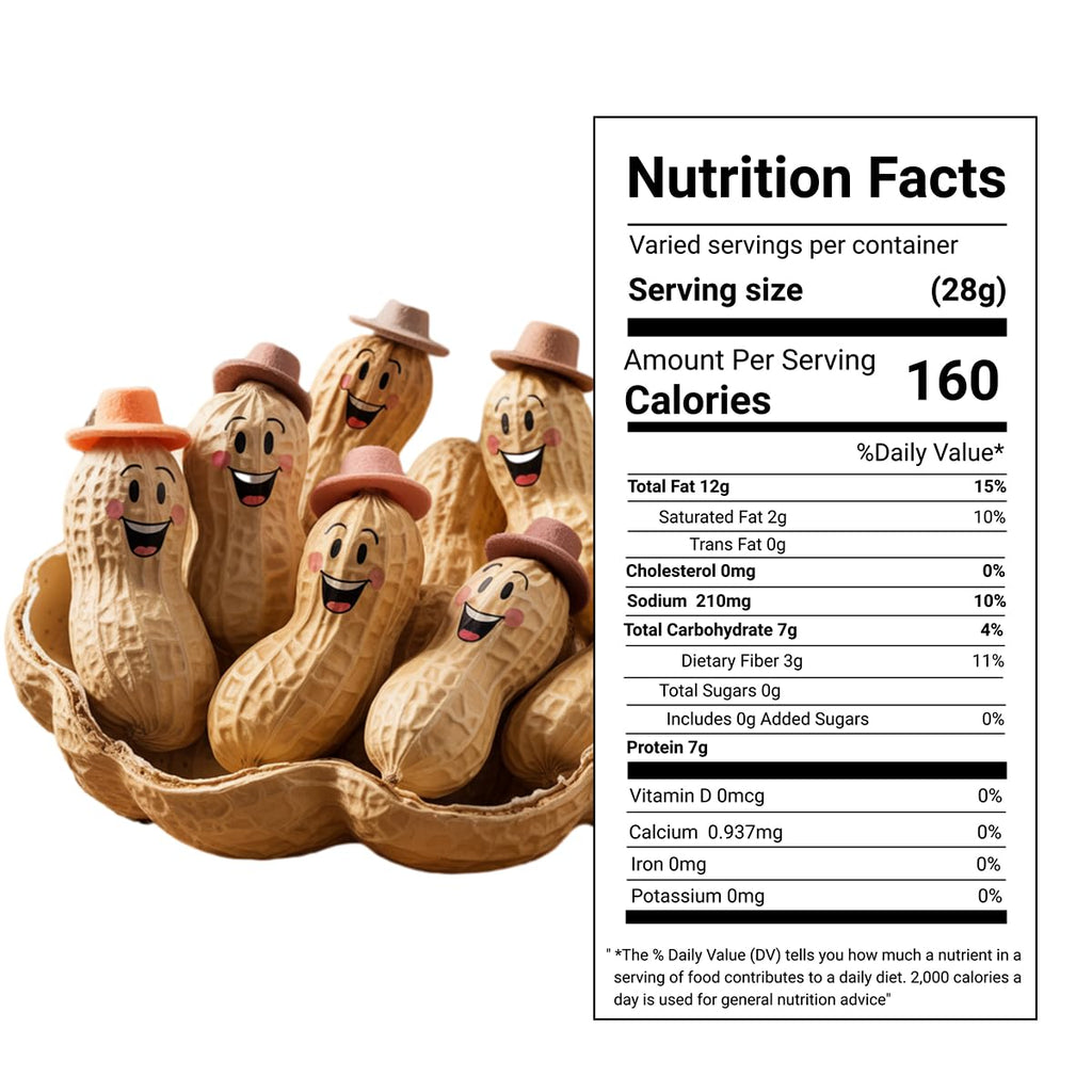 Jumbo Peanuts Roasted Salted In-Shell 5 Pounds L814838