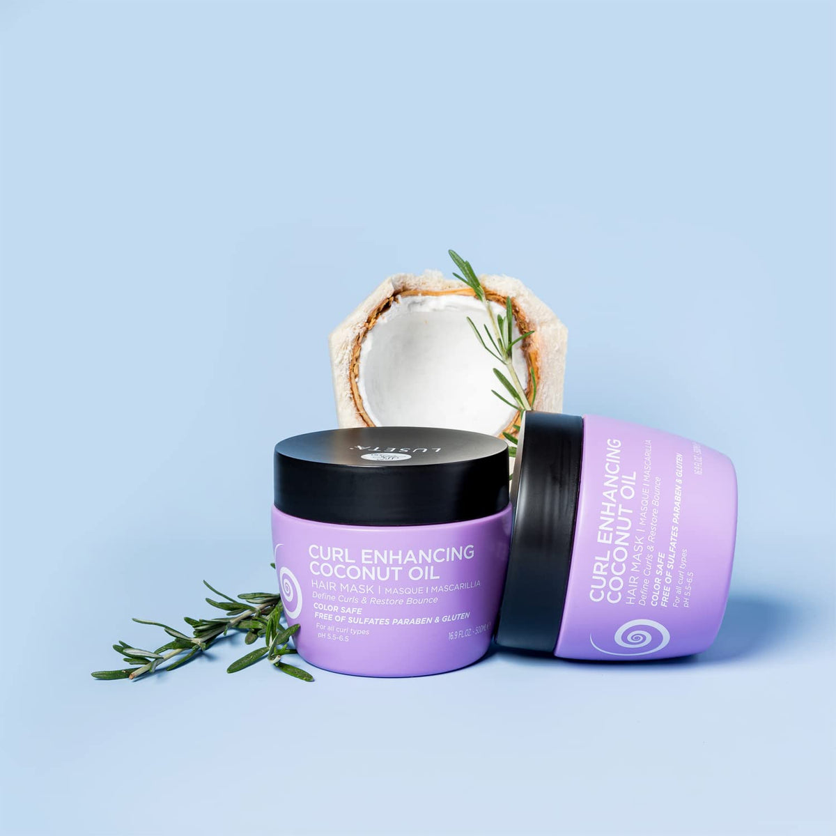 Coconut Oil Shampoo & Conditioner Set and Leave in Conditioner and Curly Hair Mask E49351
