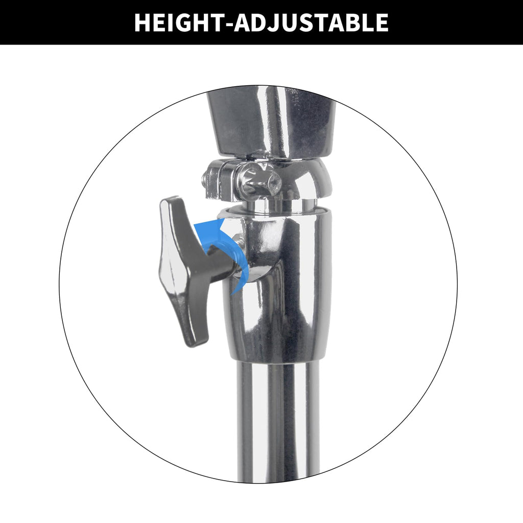 2 Pack Boom Cymbal Stand + Drum Sticks Holder + 2 Pair 5A Drum Sticks T244