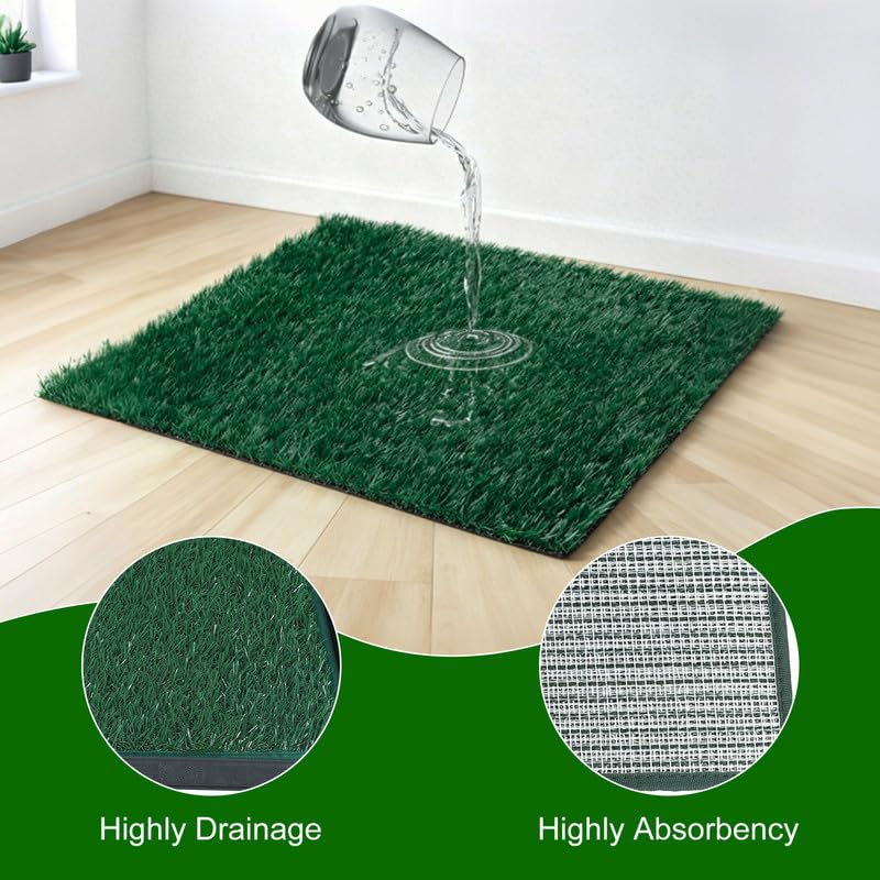 20x25 Inch Dog Grass Pad with Tray U63845