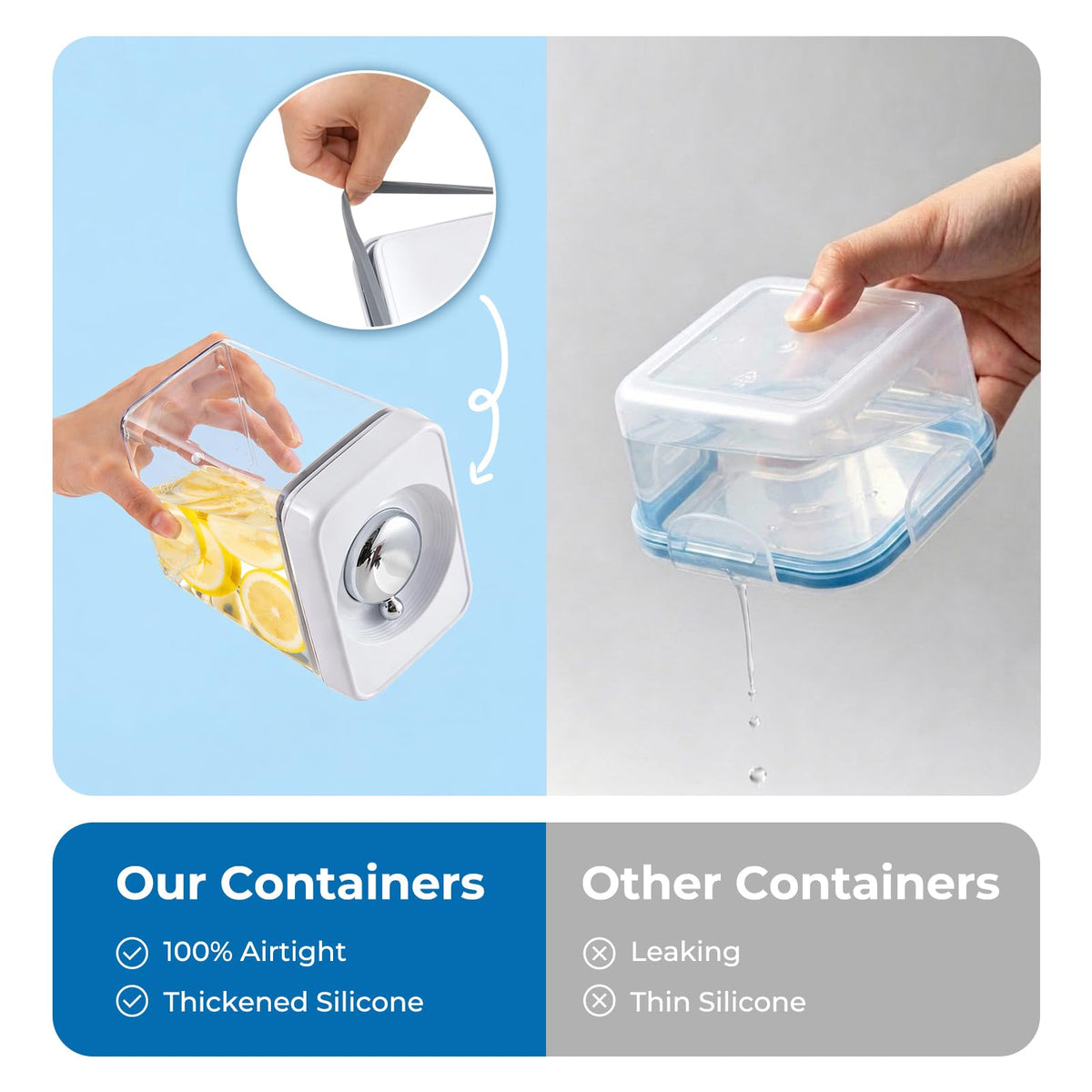 Dog and Cat Food Storage Containers 2-Pack Z559