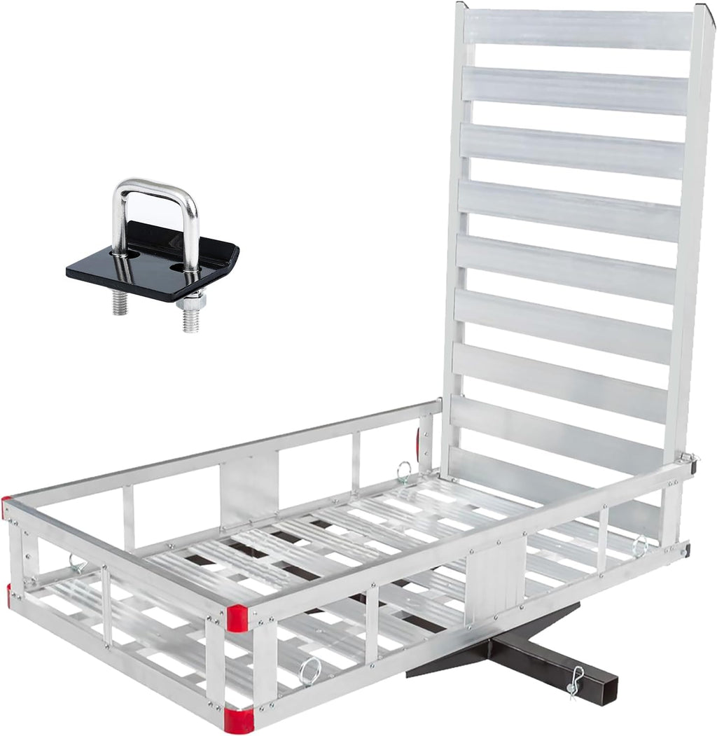 Aluminum Hitch Mount Wheelchair Carrier with 47" Ramp M3985