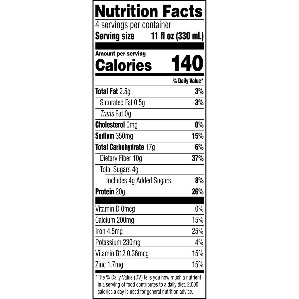 Double Chocolate Vegan Protein Shake 11 Fl Oz Pack of 12 L4552