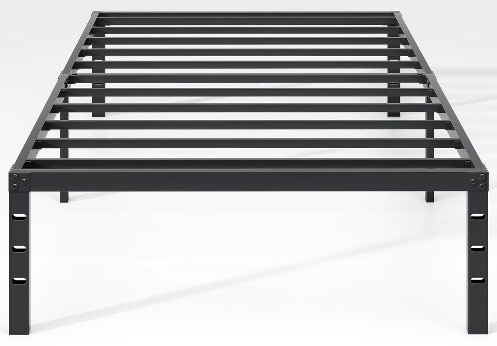 Metal Bed Frame with Storage Space, 14 Inch J845
