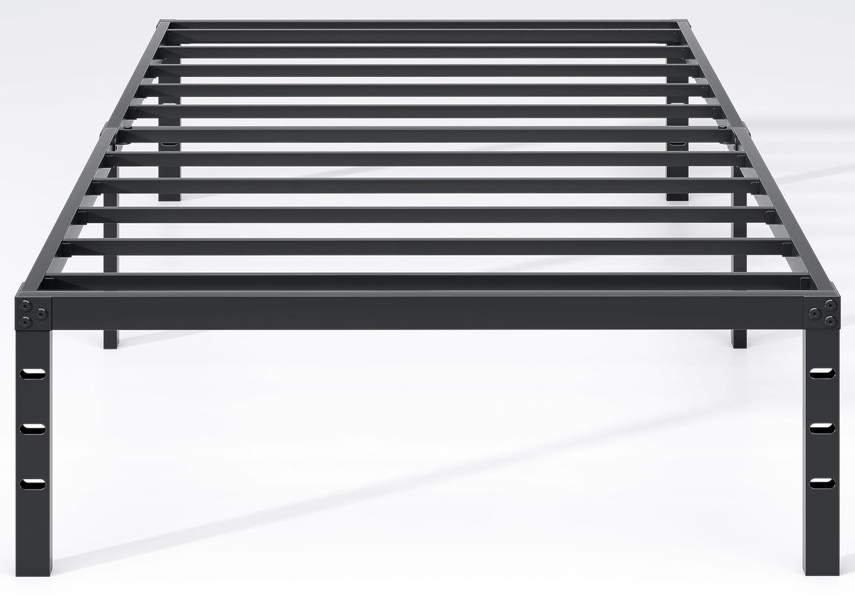 Metal Bed Frame with Storage Space, 14 Inch J845