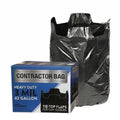 42 Gallon Black Contractor Garbage Bag, 40 Count D505180