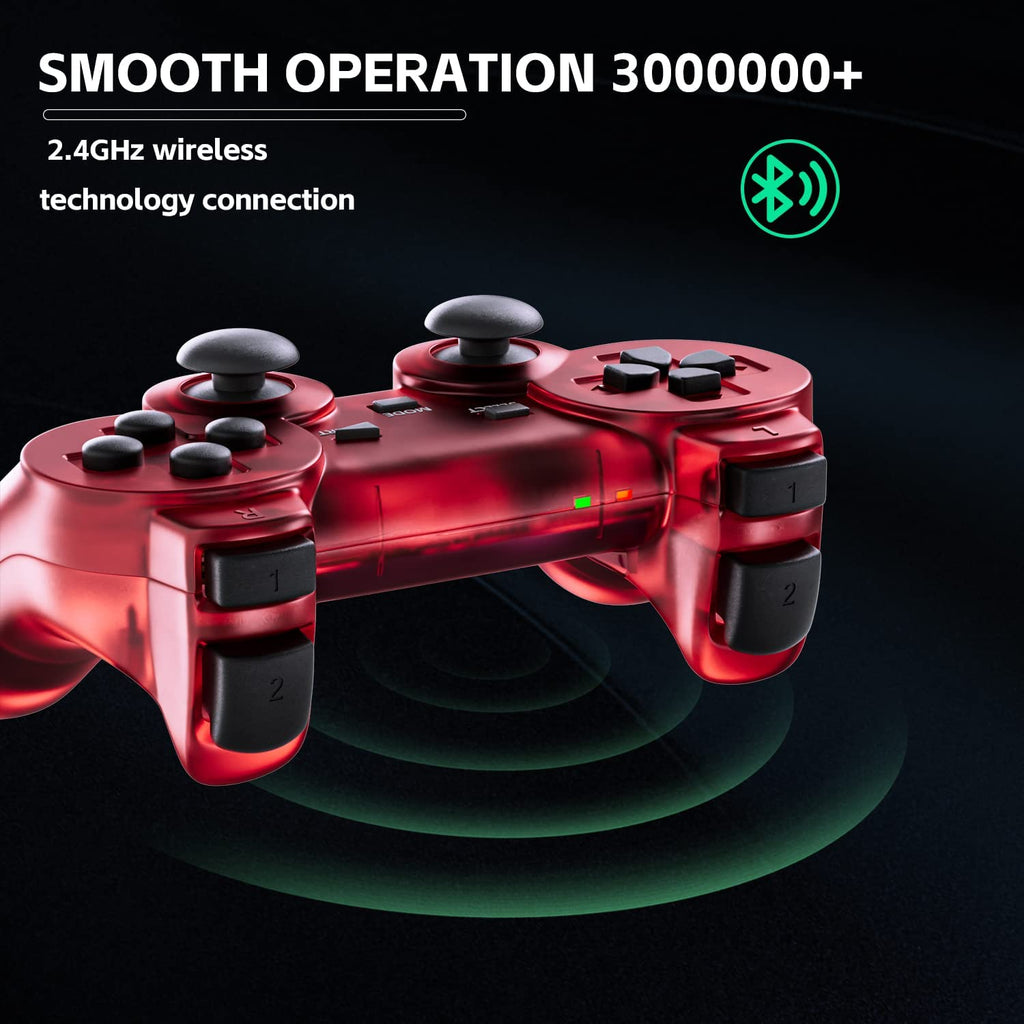 Wireless Controller Double Vibration ClearBlue and ClearGreen L925