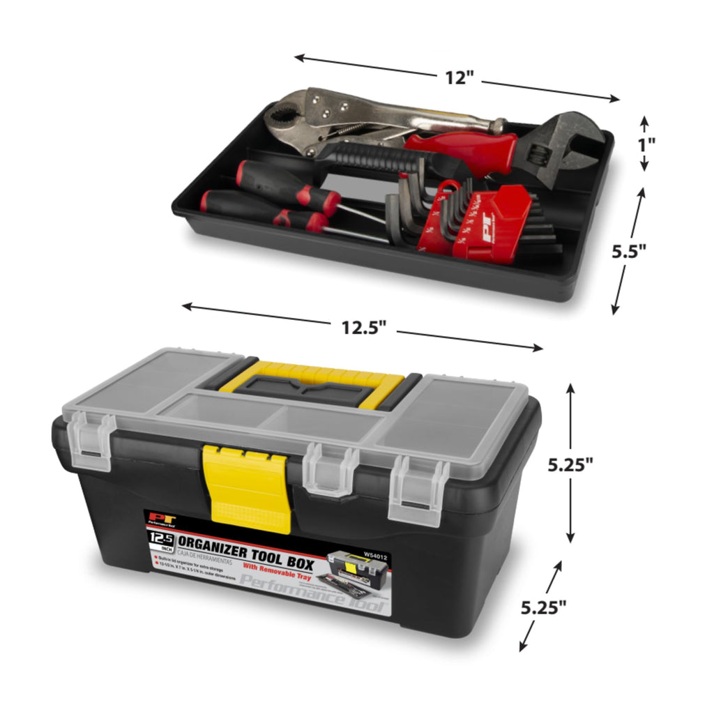Heavy Duty Plastic Organizer Tool Box K8959