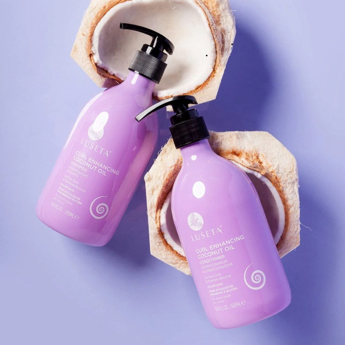 Coconut Oil Shampoo & Conditioner Set and Leave in Conditioner and Curly Hair Mask E49351