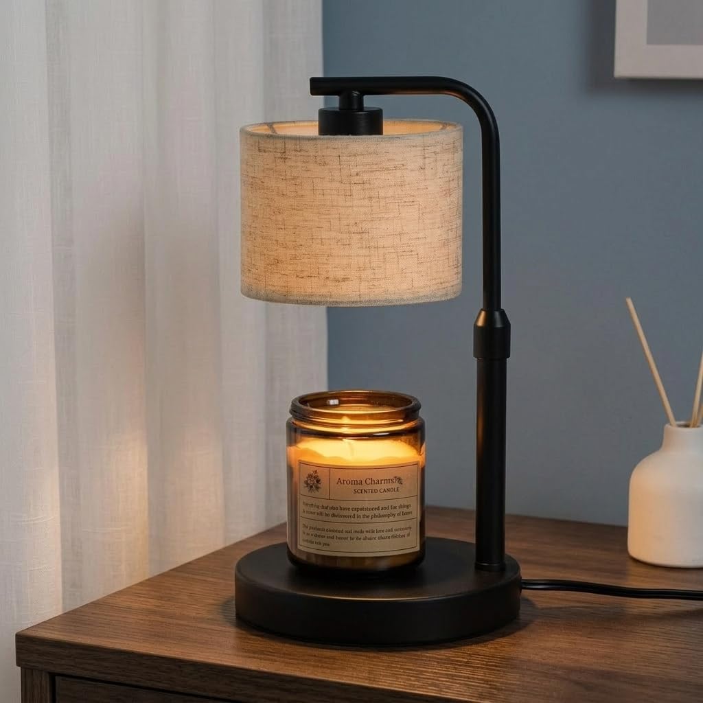 Beige Dimmable Candle Warmer Lamp K538017