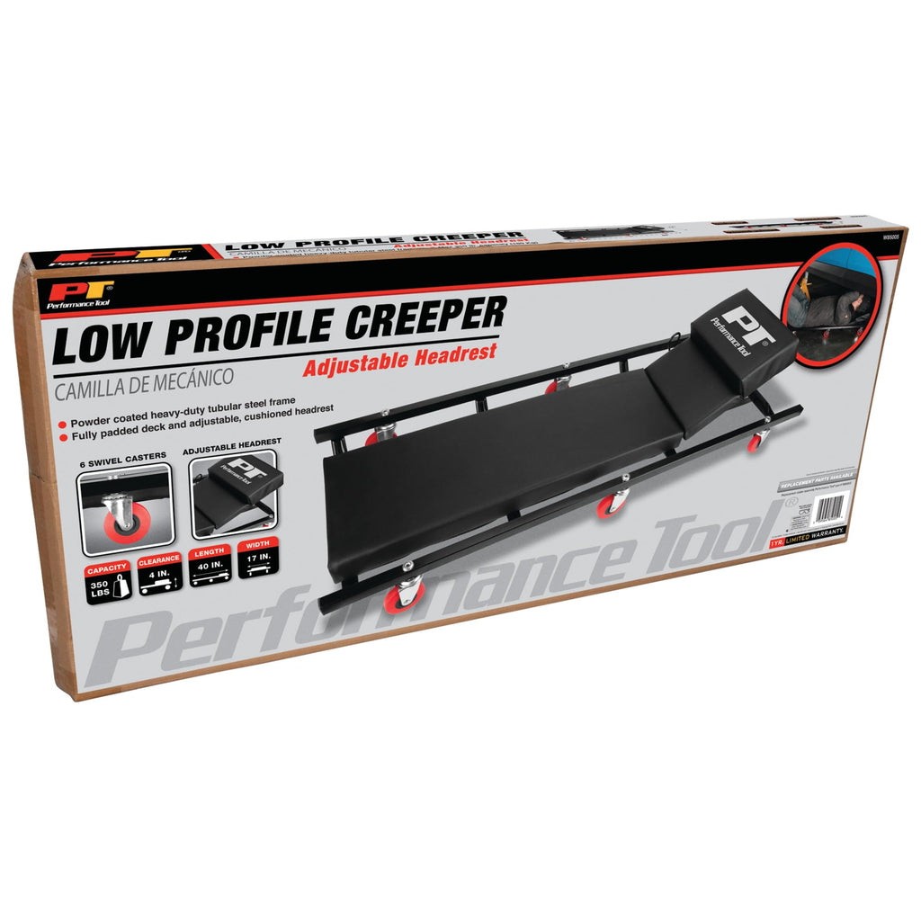 40 in. 6-Caster Rolling Shop Creeper P389