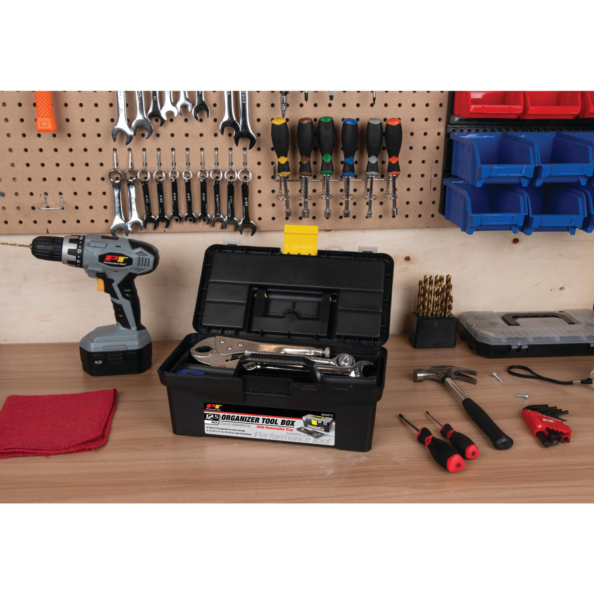 Heavy Duty Plastic Organizer Tool Box K8959