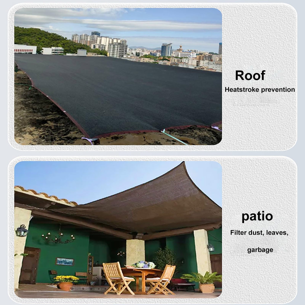 80-90% UV Protection Shade Cloth with Grommets 8x8m U6218