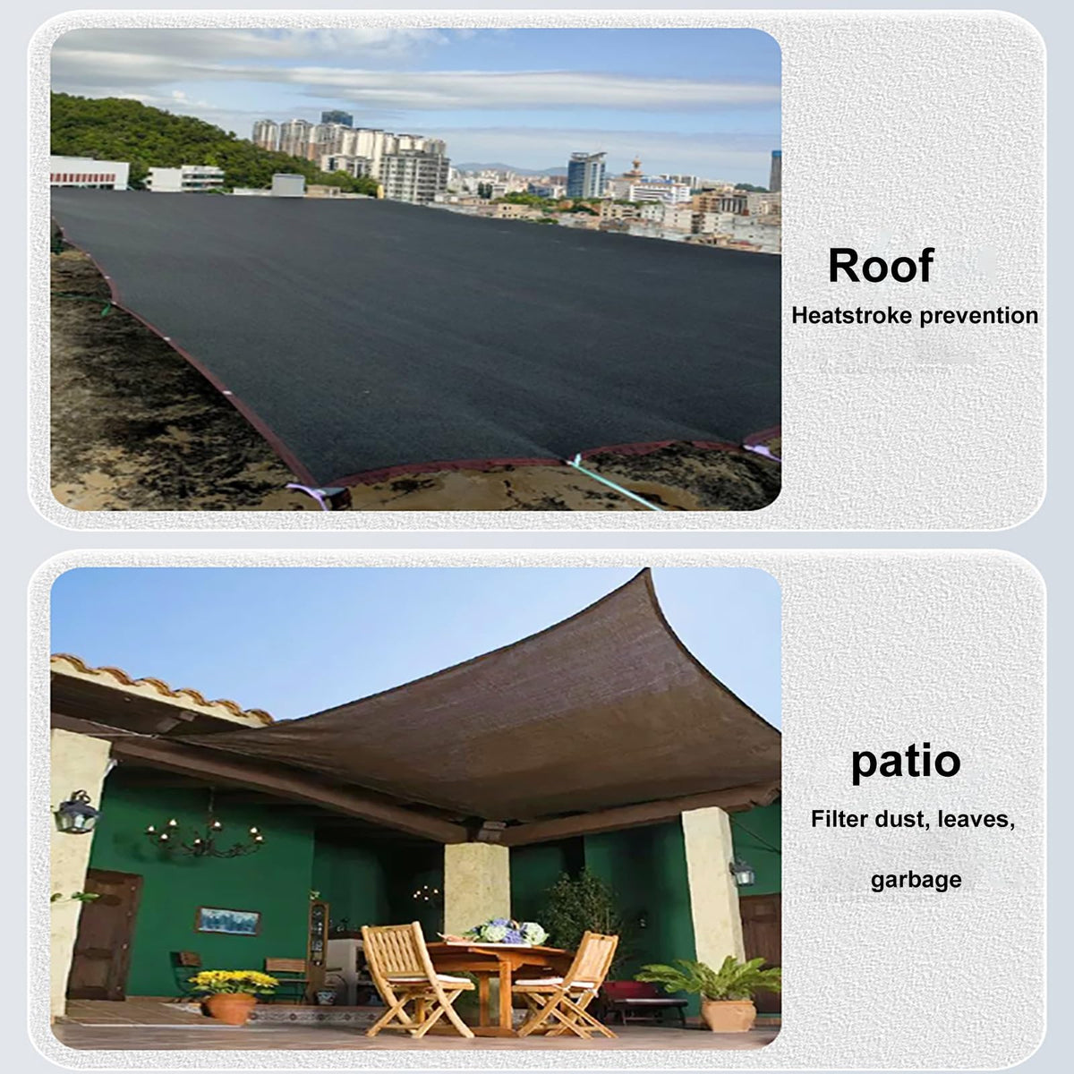 80-90% UV Protection Shade Cloth with Grommets 8x8m U6218