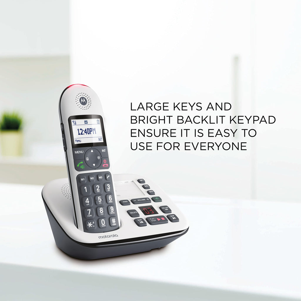 Digital Cordless Telephone with Answering Machine 4 Handsets DECT 6.0 A98255