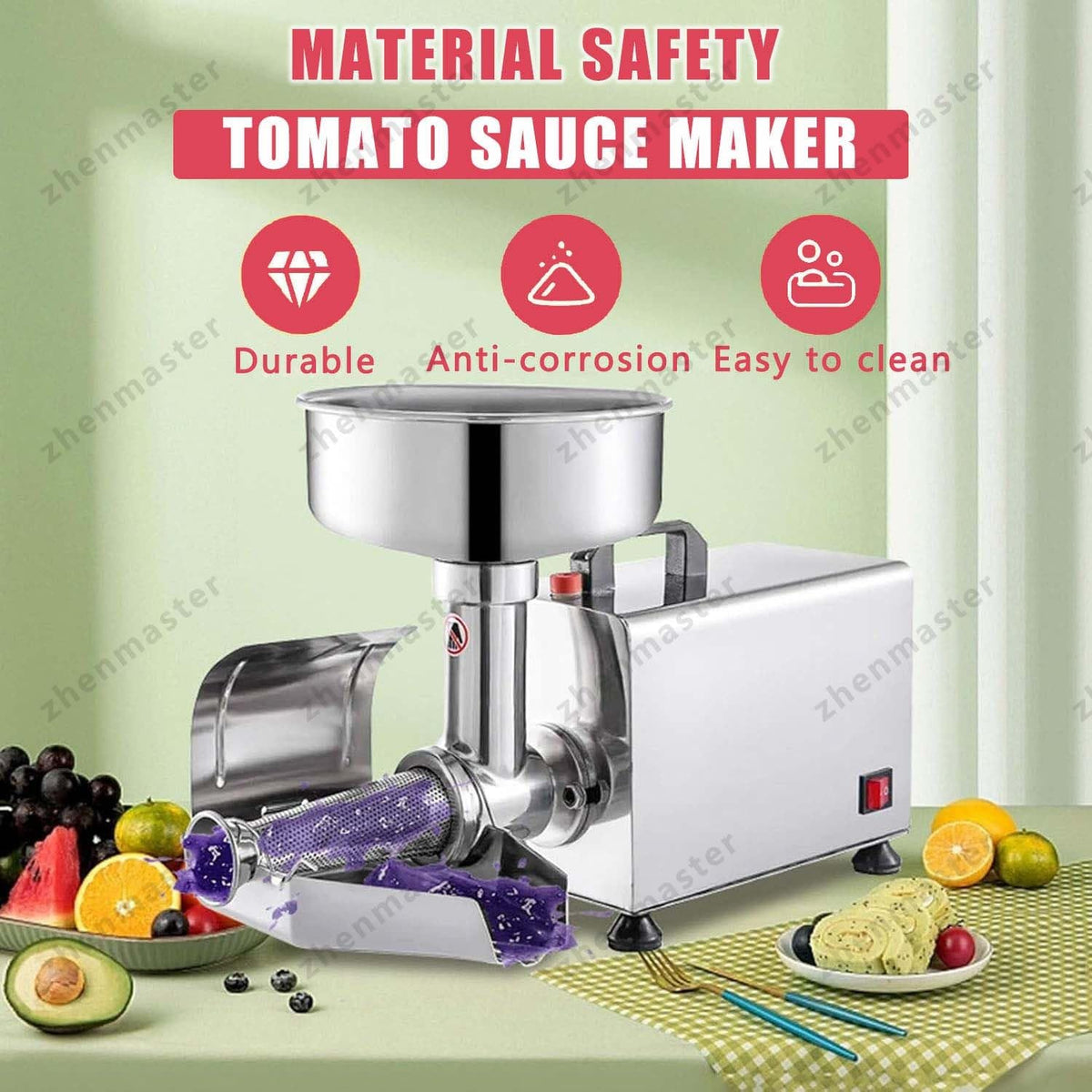 450W Electric Tomato Strainer with Seed Separator S344086