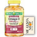 Omega 3 500mg 180 Softgels Fish Oil Dietary Supplements E558267