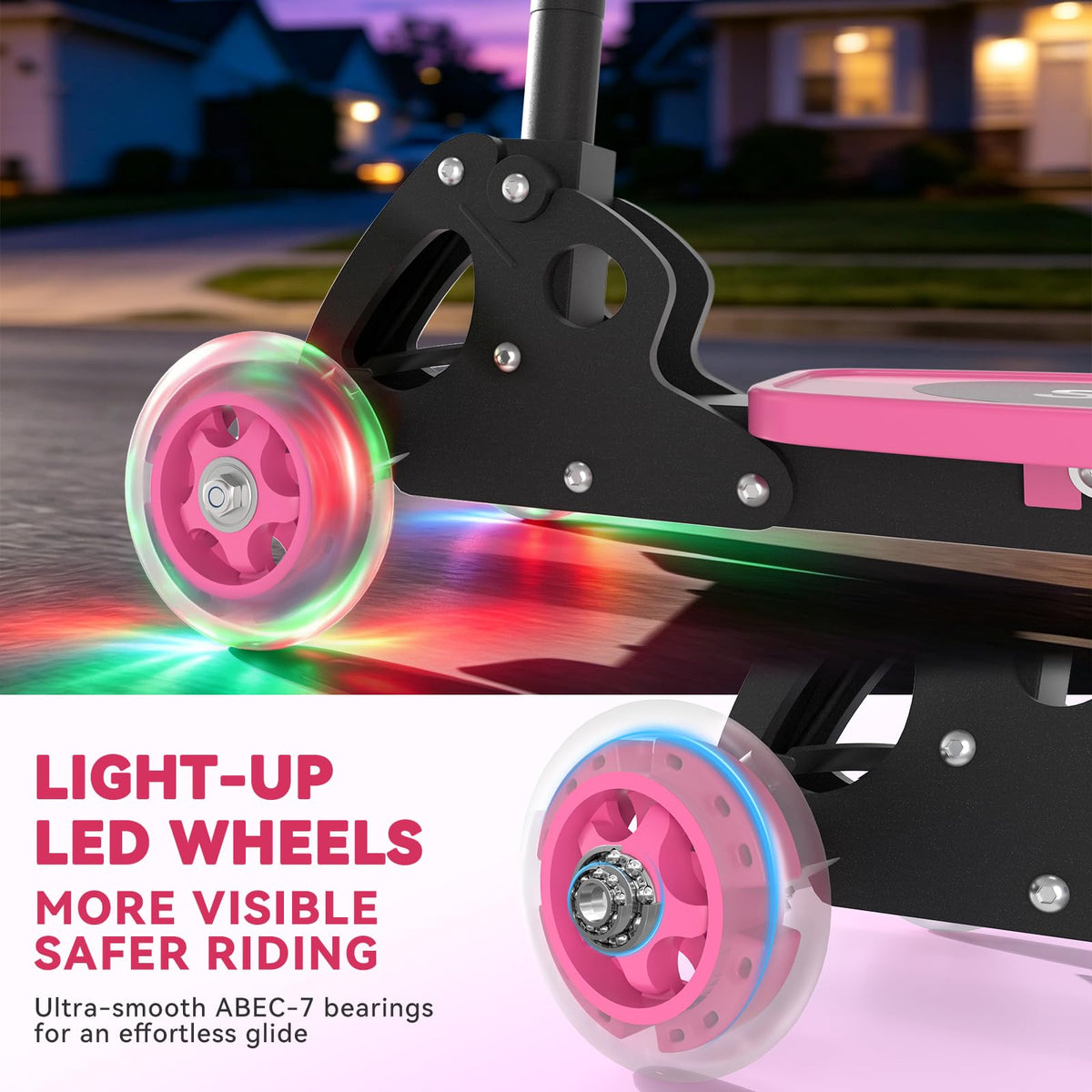 3 Wheel Kids Scooter with LED Light Up W997
