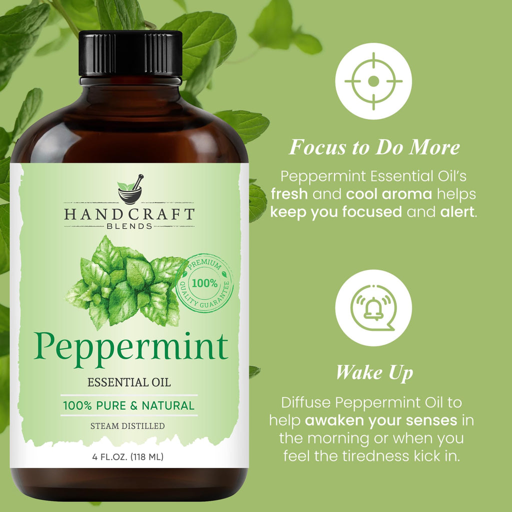 Lemon Peppermint Lavender Essential Oil Set 4 Fl. Oz O4983