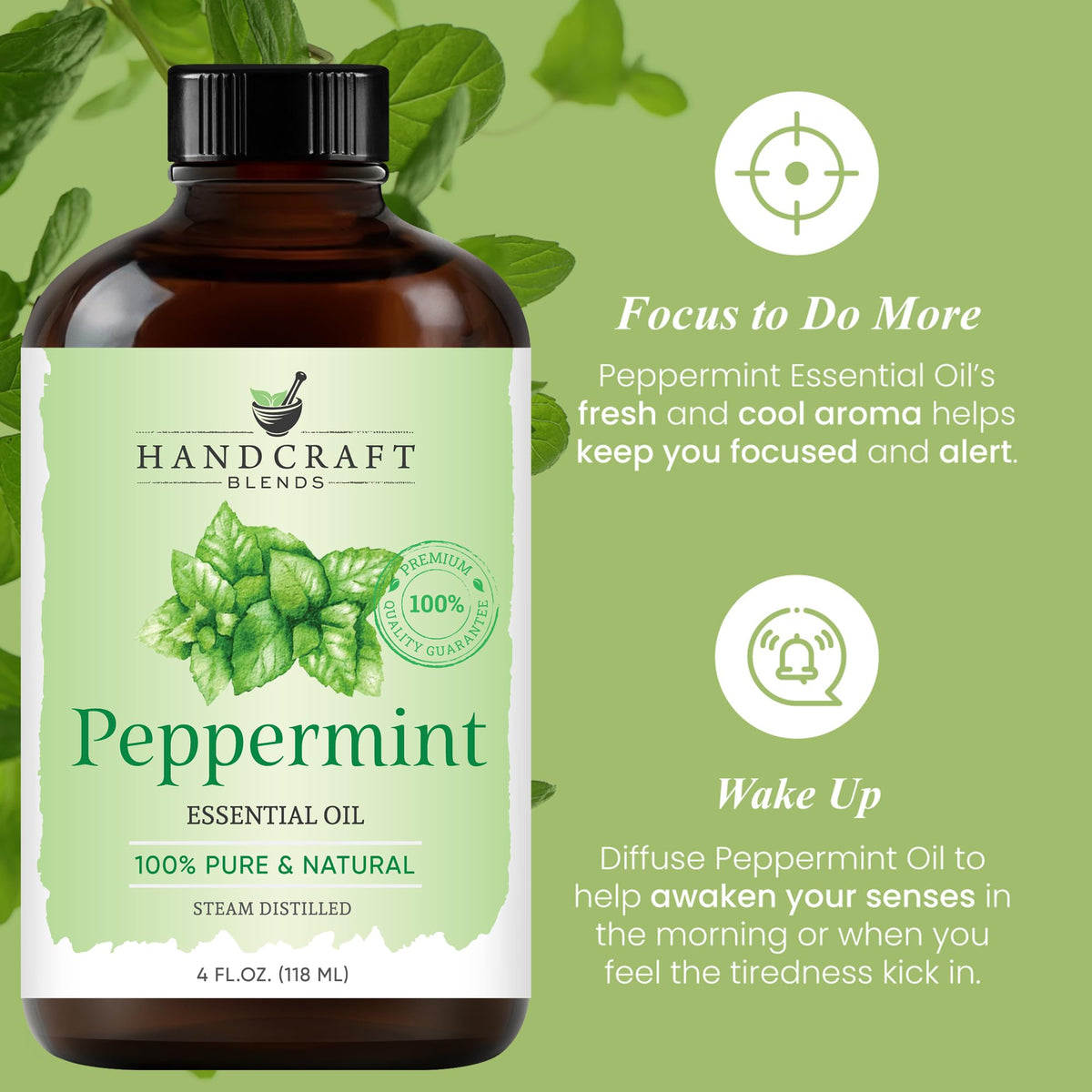 Lemon Peppermint Lavender Essential Oil Set 4 Fl. Oz O4983
