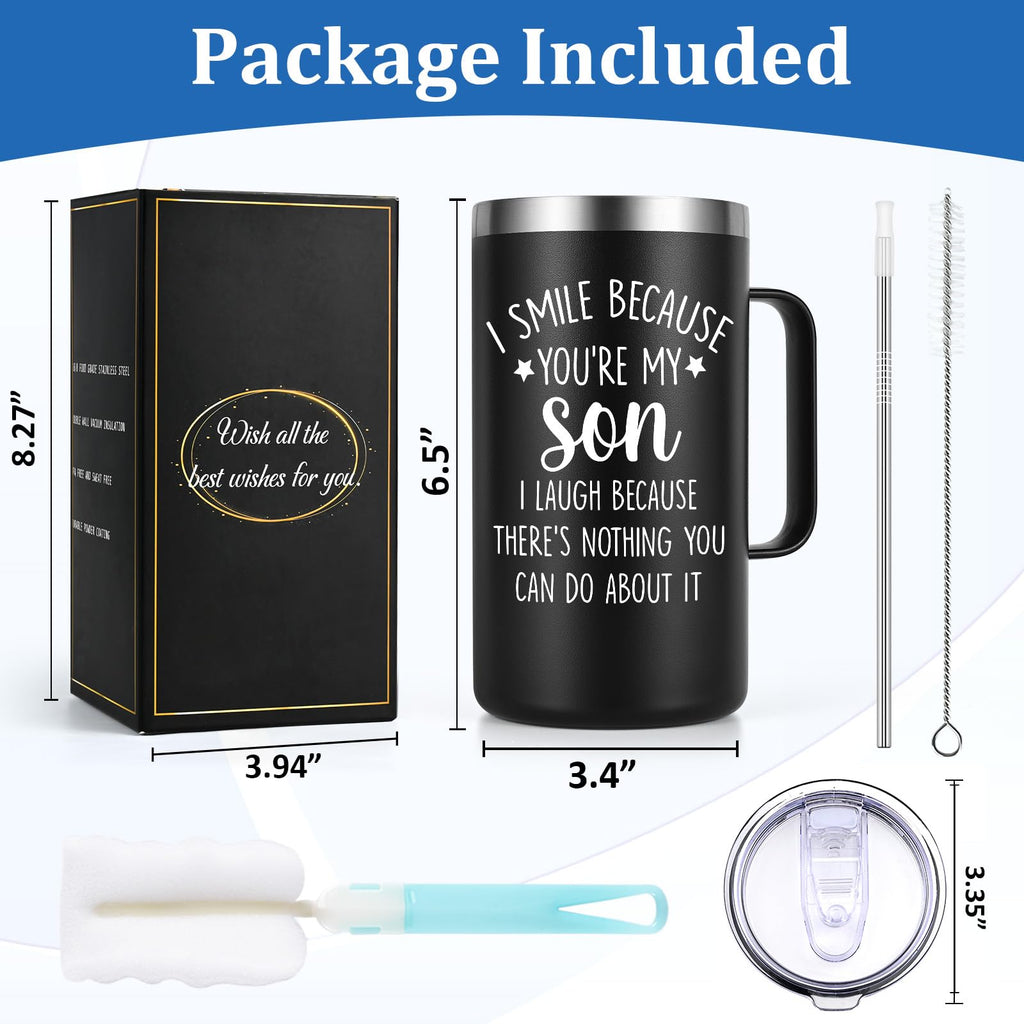20oz Stainless Steel Insulated Coffee Mug U821