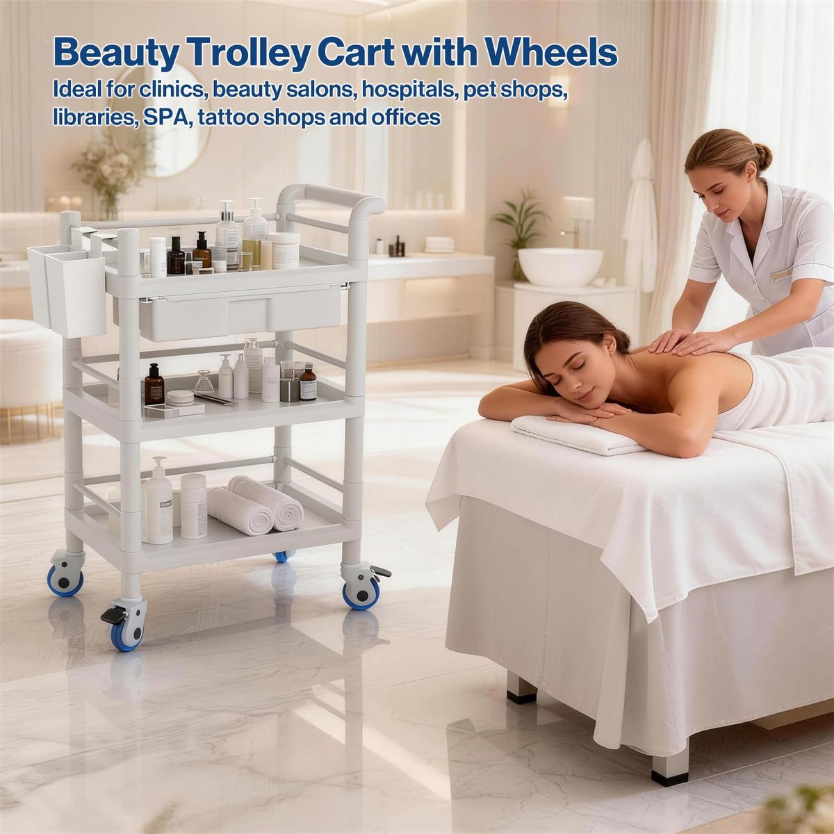 Medical Mobile Trolley Cart 3 Tier Z189463
