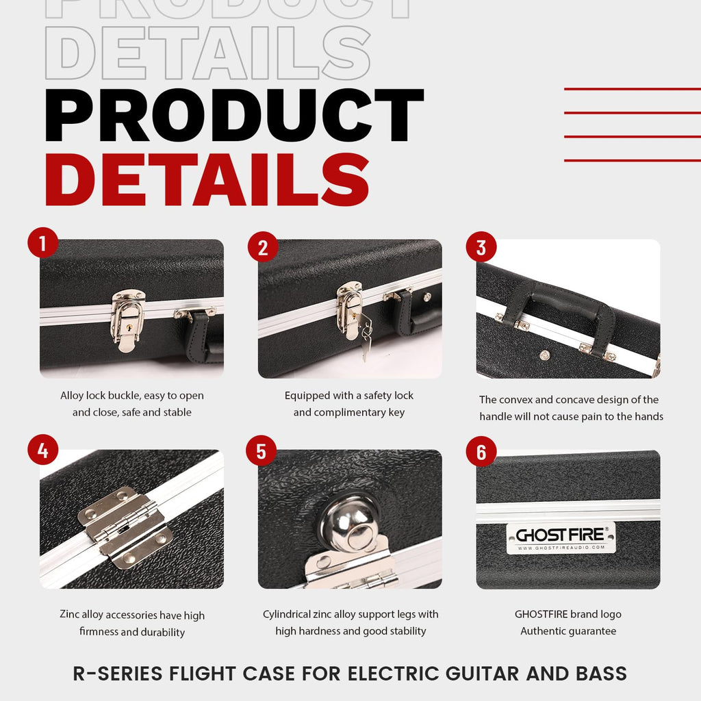 Electric Guitar ABS Hard Case L417