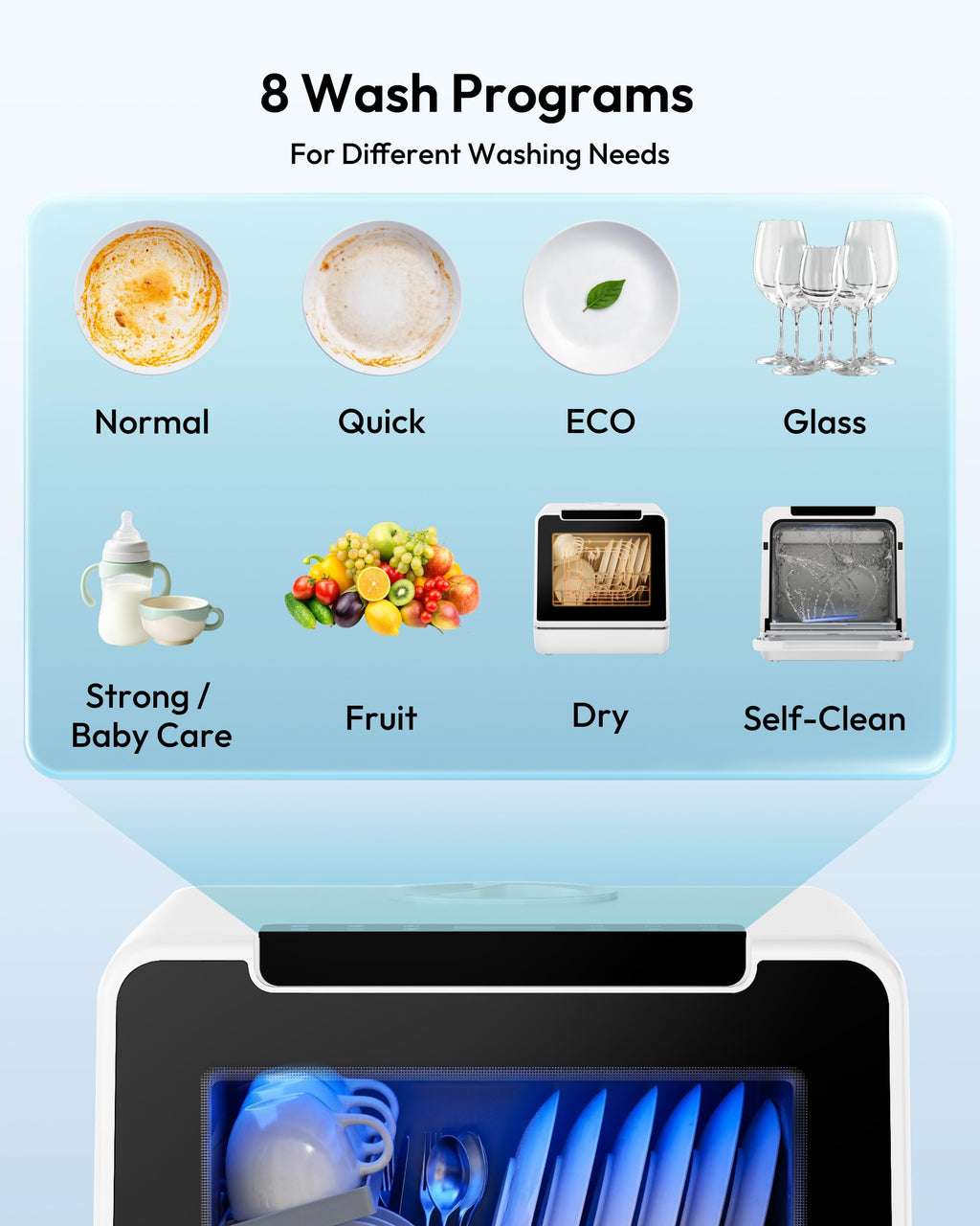 Countertop Dishwasher Portable with 5L Tank K96537