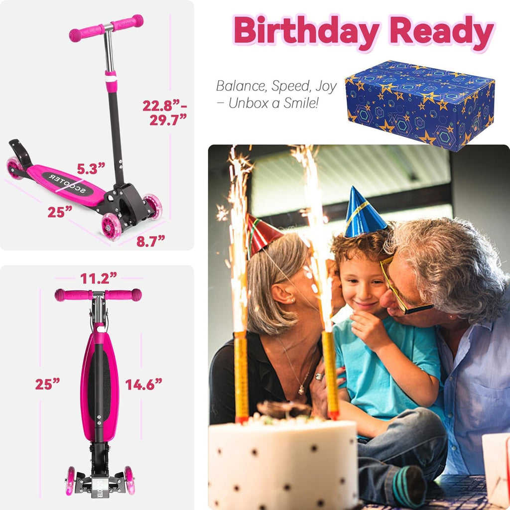 3 Wheel Kids Scooter with LED Light Up W997