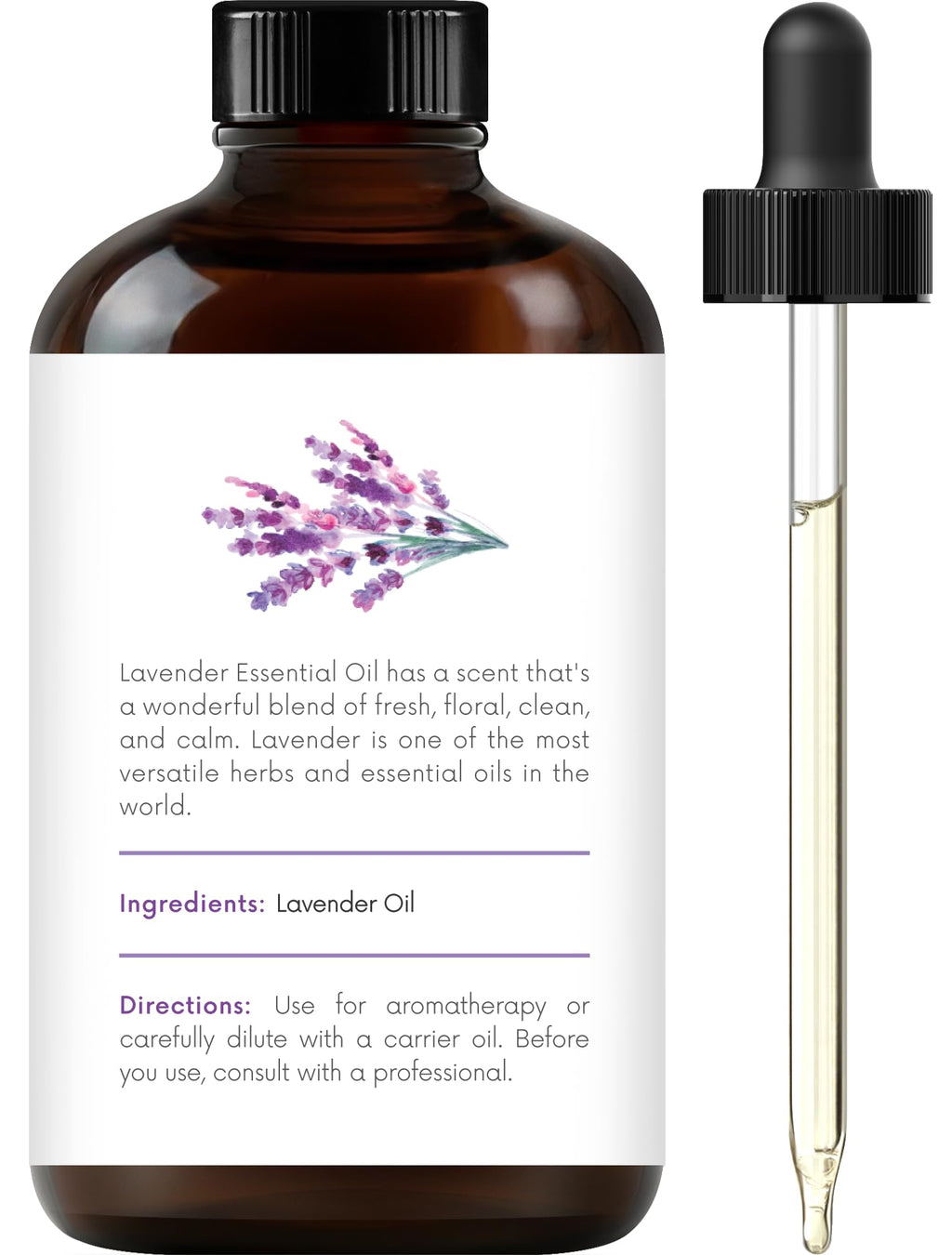 Lemon Peppermint Lavender Essential Oil Set 4 Fl. Oz O4983