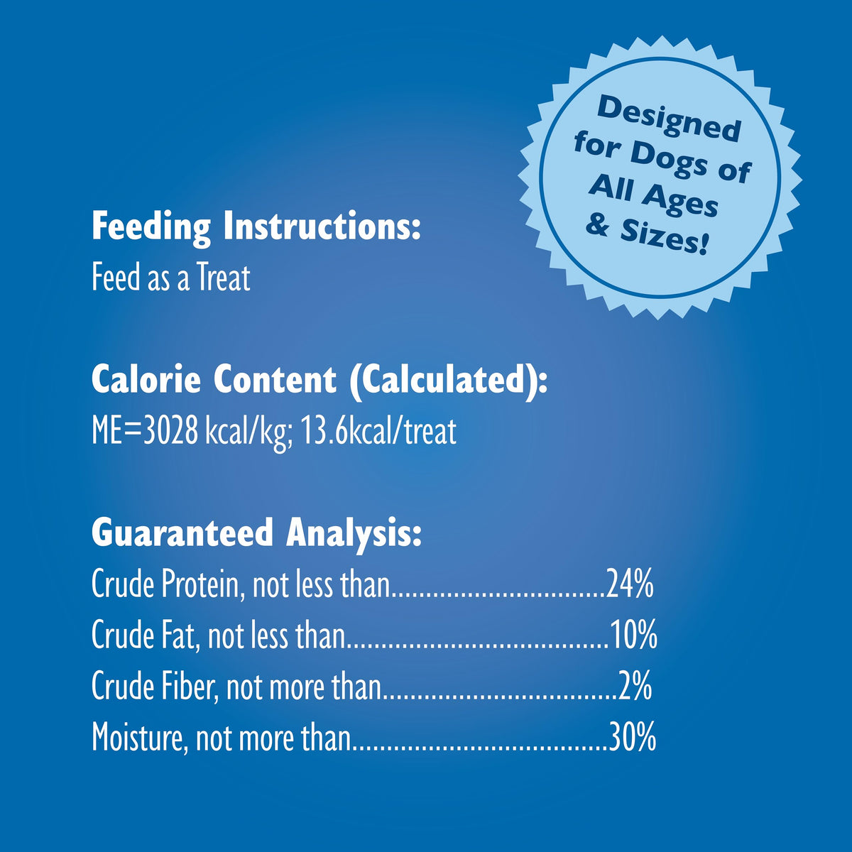 Peanut Butter Flavor Dog Treats 10oz 4-Pack G8864