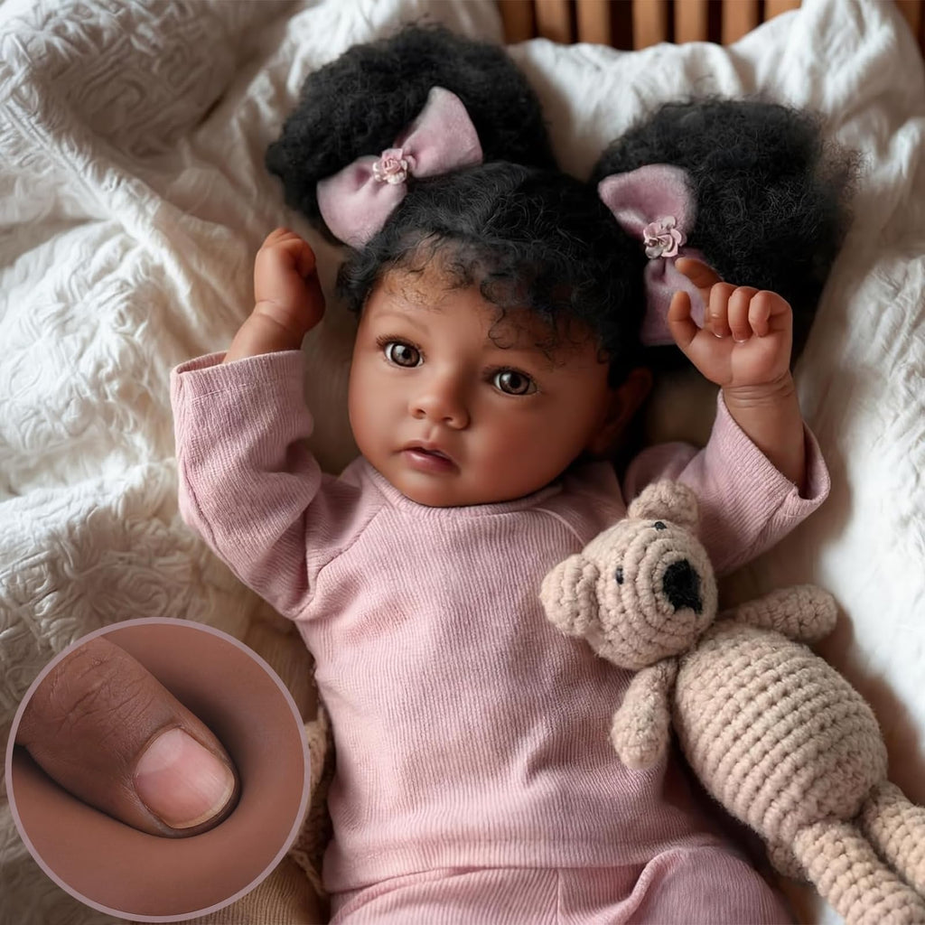 20 Inch Black Baby Girl C5987