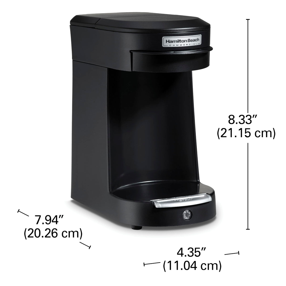 Black Single Serve Pod Coffeemaker T12313